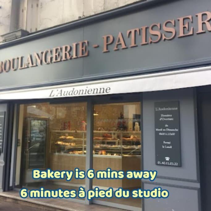 Bright Small Studio Paris Saint Ouen Exterior foto
